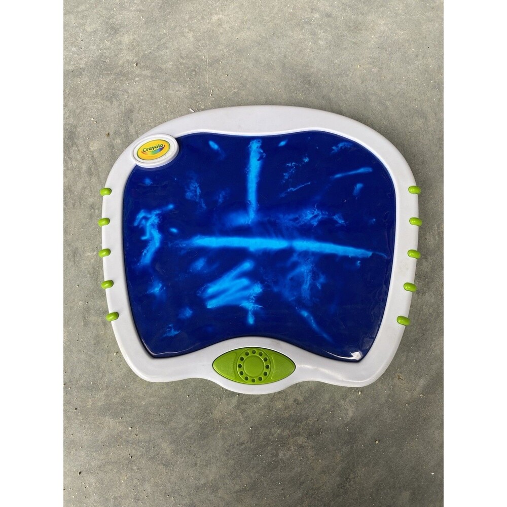 Crayola My First Touch Lights Musical Doodle Board Mess Free Blue Gel Table